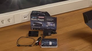 Unboxing e installazione di Sitecom WMA1000 WiFi Music Player  ITALIANO [upl. by Ahsekram]