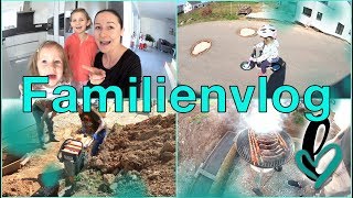 Familienvlog  Helfer auf der Baustelle  Grillen mit Freunden  FitviaP [upl. by Teriann]