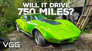 Will This Corvette RUN AND DRIVE 750 Miles Forgotten For 20 Years [upl. by Pantia]