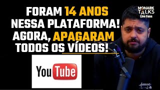 MONARK FAZ DESABAFO SOBRE O BANIMENTO NO YOUTUBE monarktalks monarktalkslive [upl. by Duj]