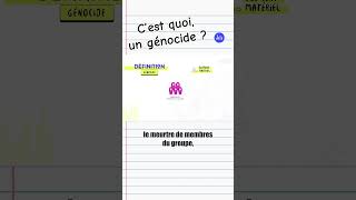 Quand estce quon peut parler de génocide [upl. by Jeanette]