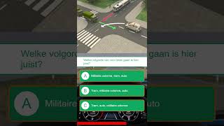 🚗 Voorrang kruispunt 🚗 CBR auto theorieexamen rijles theorie examen verkeer [upl. by Eadie]