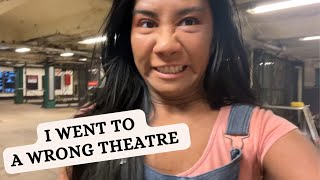 NYC ACTOR VLOG  My first concert with NAAP and I went to a wrong theatre 🥵🫣😱 [upl. by Alemat]