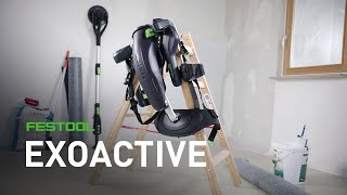 Festool ExoActive EXO 18 exoskeleton [upl. by Heydon478]