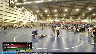 135 Lbs Quarterfinal  Jaxson Cox Roy Wrestling Club Vs Dacen Hunsaker Utah 8f07 [upl. by Doolittle]