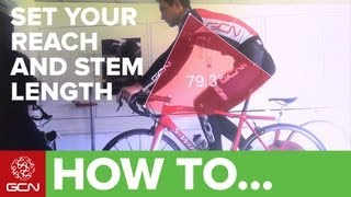 How To Perform A Bike Fit  Reach And Stem Length For Road Cycling [upl. by Ethbin]