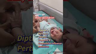 Vaccination of baby at 61014weeks of agebabyvaccination babyvaccine dpt hepatitisb rotavirus [upl. by Everick290]