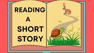 READING SHORT STORY with MORAL Lesson Story 6  The Tortoise and the Hare  Improve Reading Skills [upl. by Animor140]