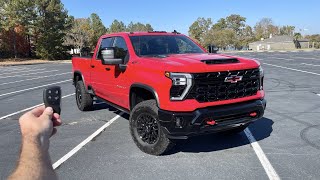 2024 Chevrolet Silverado 2500HD ZR2 Start Up Test Drive Walkaround POV and Review [upl. by Eph]