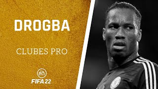 ⚽ FIFA 22  Cómo hacer a DROGBA en CLUBES PRO ✔️ [upl. by Enilauqcaj]