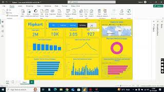 Filpkart big billion days Power BI DashBoard Projects [upl. by March]