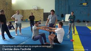 Mehdi Belhouchat  Atelier de pratique acrosport partie « pratique » – Vidéo 14 [upl. by Edivad684]