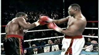 Oliver McCall vs Larry Holmes highlights [upl. by Nnaeoj]