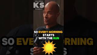 how David Goggins starts his morning shorts davidgoggins viral [upl. by Aicella]