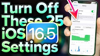 iOS 165 Settings You Need To Turn Off Now [upl. by Acceber688]