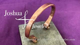 Forging a 15 minute Copper Cuff Bracelet [upl. by Hareemas]