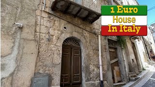 1 Euro House Tour In Mussomeli Sicily A Hidden Gem In The Mediterranean [upl. by Elleira]