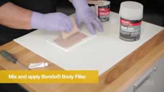 How To Repair A Rust Out with Bondo® Filler [upl. by Joya289]