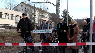 Neuer Geh und Radweg eingeweiht in Metzingen [upl. by Alyahsal]