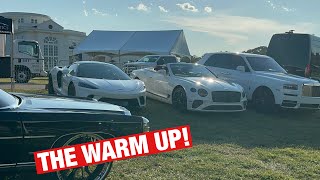 RAN INTO NBA YOUNGBOY CARS AT RICK ROSS MANSION DROPPING MY DEMON OFF CAR SHOW WARM UP [upl. by Arehs]