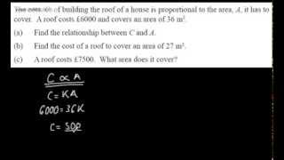 91 GCSE Maths  Direct and Inverse Proportion Variation  Higher and Foundation [upl. by Orlena]