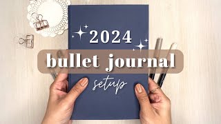 My 2024 Bullet Journal Setup✨  Simple and Effective Spreads [upl. by Drucilla]