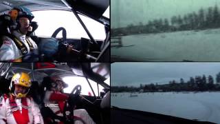 Rally Sweden 2013 Onboard Ogier vs Loeb [upl. by Tades960]