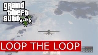 GTA 5 FLIGHT SCHOOL HOW TO FLY UPSIDE DOWN AND DO A BARREL ROLL FLYING TRICKS INVERTED FLIGHT [upl. by Mailliwnhoj]