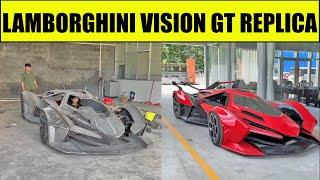 Lamborghini Lambo V12 Vision Gran Turismo Replica Part 2 I SUPERCAR [upl. by Alicirp408]