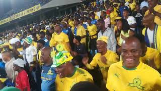 Mamelodi Sundowns 2  1 Bloemfontein Celtics Fans Singing Mpoho [upl. by Charla]