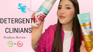 RECENSIONE DETERGENTI VISO CLINIANS❤ [upl. by Notsnorb]