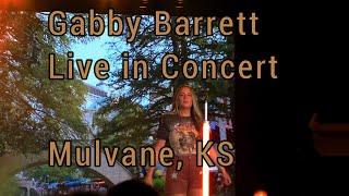 Gabby Barrett in Concert at Mulvane KS 2024 [upl. by Luoar]