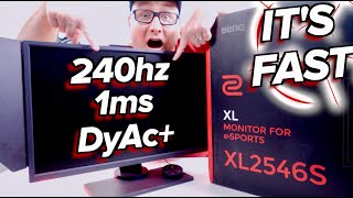 ESPORTS MONITOR  BenQ ZOWIE XL2546S Gaming Monitor Review [upl. by Nnaid]