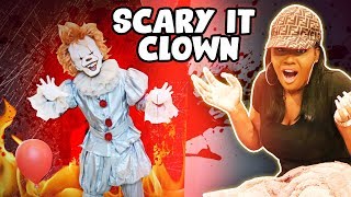 Scary It Clown Prank On Wife [upl. by Brunhilde]