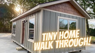 Incredible Tiny Modular Home Walk Through [upl. by Refanej]