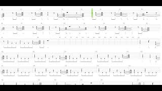 Lavatory Love Machine Tab by Edguy  Guitar only  Guitar tab [upl. by Elmira842]