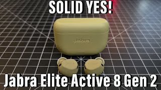 Jabra Elite 8 Active Gen 2 Review Ultimate Workout Earbuds with Dolby Audio 🎧  Unboxing amp Test [upl. by Grigson]