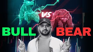 Bull and Bear Market Explained Bullish vs Bearish Market Crypto in UrduHindi [upl. by Zertnom]