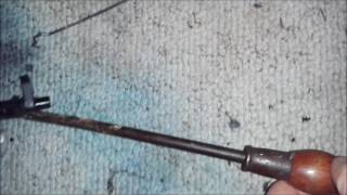 How to replace a kick down cable on a Chevy TH350 Trans [upl. by Ayrolg881]