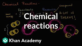 Chemical reactions introduction  Chemistry of life  Biology  Khan Academy [upl. by Marco]