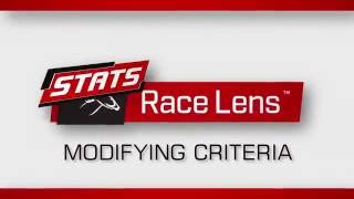 STATS Race Lens Tutorial  Summary Research Modifying Criteria [upl. by Telocin153]