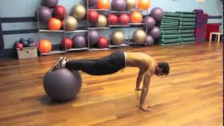 DEVELOPPER vos ABDOS en VOLUME avec un SWISS BALL By Bodytime [upl. by Gloriane268]