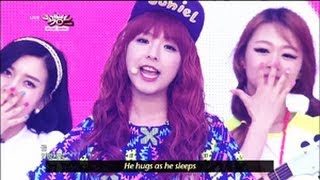 JUNIEL  Pretty Boy 20130525 Music Bank w Eng Lyrics [upl. by Ballard827]