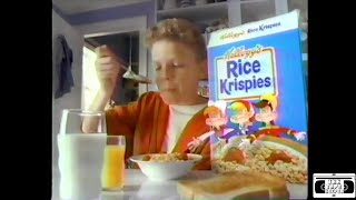 Rice Krispies Commercial  1992 [upl. by Aridnere]