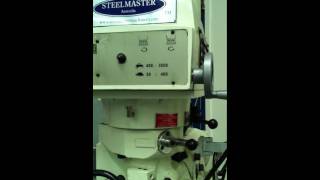 Steelmaster Turret Milling Machine Model SMKD2VS with 3 Axis DRO [upl. by Murry]