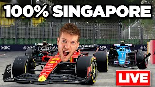 100 Full Singapore GP Vs Viewers F1 23 Online Races  LIVE 🔴 [upl. by Ttehc342]