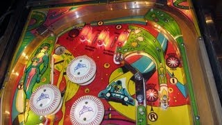 1979 Williams TRI ZONE Pinball Machine In Action [upl. by Nairbo]