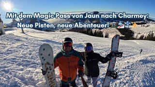 Magic Pass SKIVLOG Wir wechseln das Skigebiet  Von Jaun nach Charmey [upl. by Yllop]