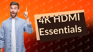 Do you need 4K HDMI for PS5 [upl. by Ainirtac]