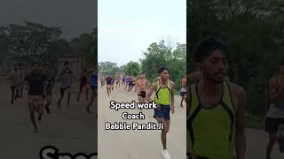 Speed work running new army academy running milkhasingh viral trending sports athlete [upl. by Aihcrop]